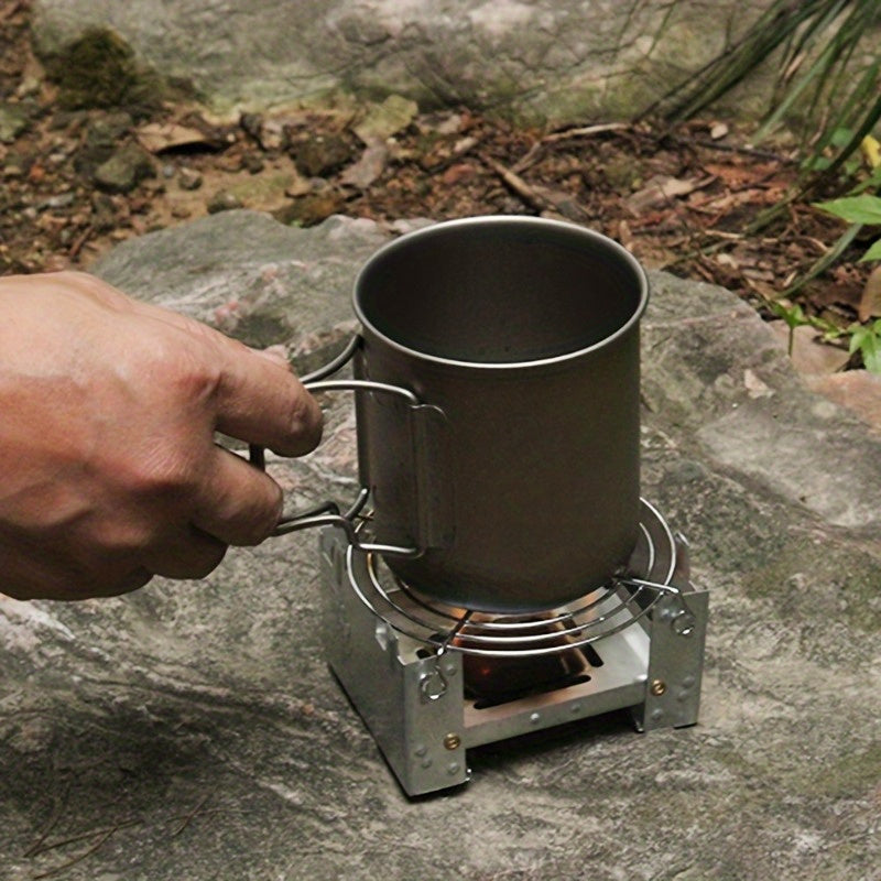NNETM Zinc Alloy Folding Camp Stove for Outdoor Cooking (2pcs)-3