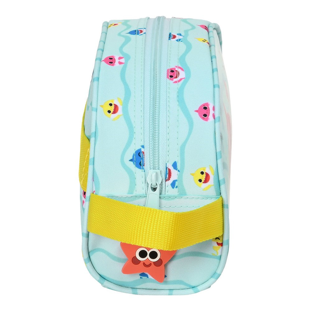 Child Toilet Bag Baby Shark Beach day Yellow Light Blue (26 x 16 x 9