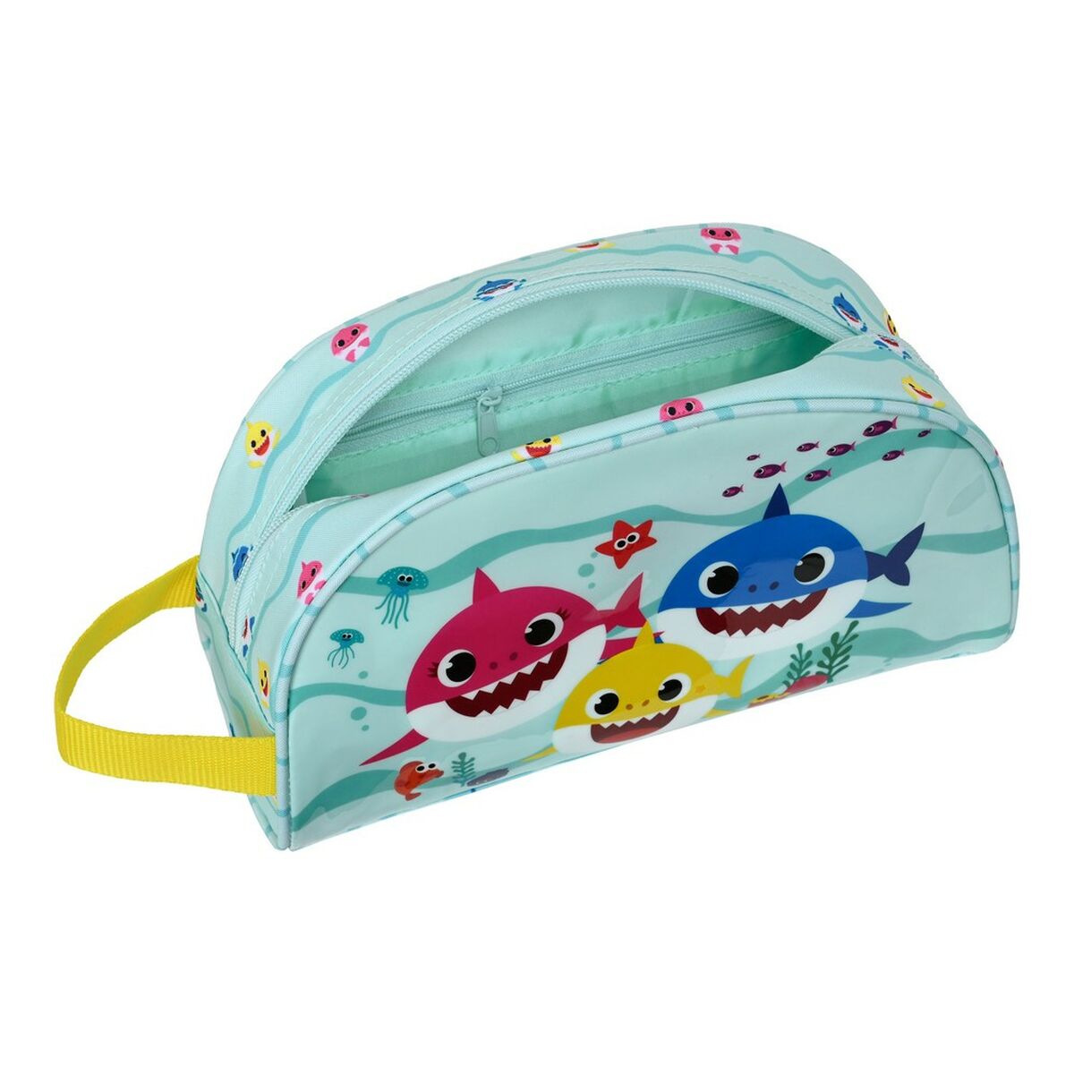 Child Toilet Bag Baby Shark Beach day Yellow Light Blue (26 x 16 x 9
