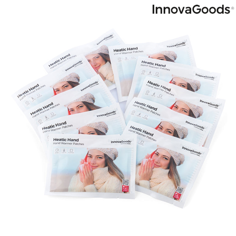 Hand-warming Patches Heatic Hand InnovaGoods 10 Units