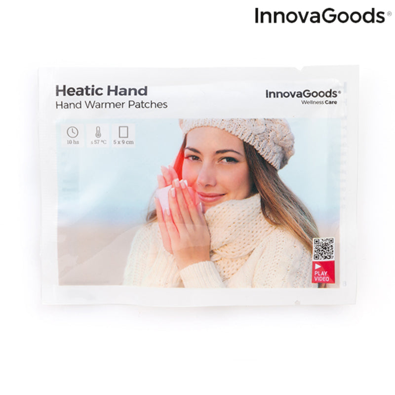 Hand-warming Patches Heatic Hand InnovaGoods 10 Units