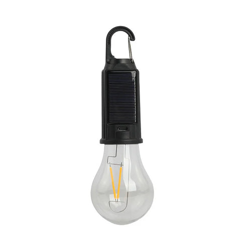 Outdoor solar camping lights, decorative light bulbs, charging hooks,