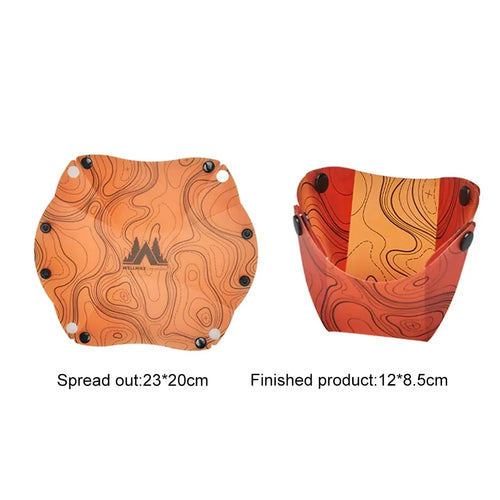 Foldable Camping Tableware Portable Bowl Dinner Plate Coffee Filter