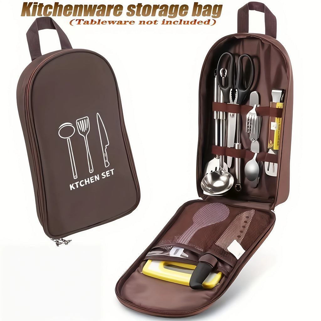 Outdoor Cooking Bag Camping Storage Bag PortableCooking Utensil