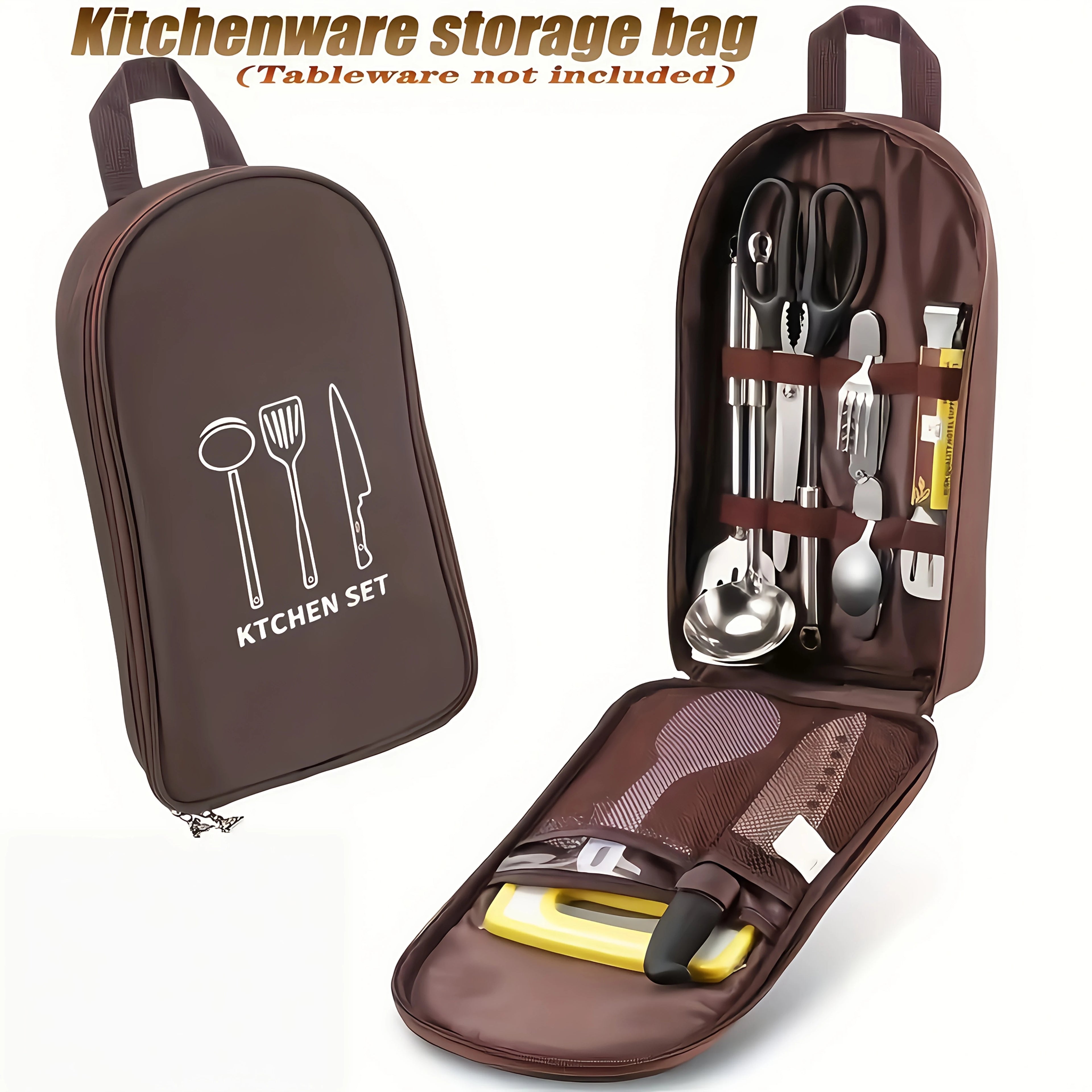 Outdoor Cooking Bag Camping Storage Bag PortableCooking Utensil