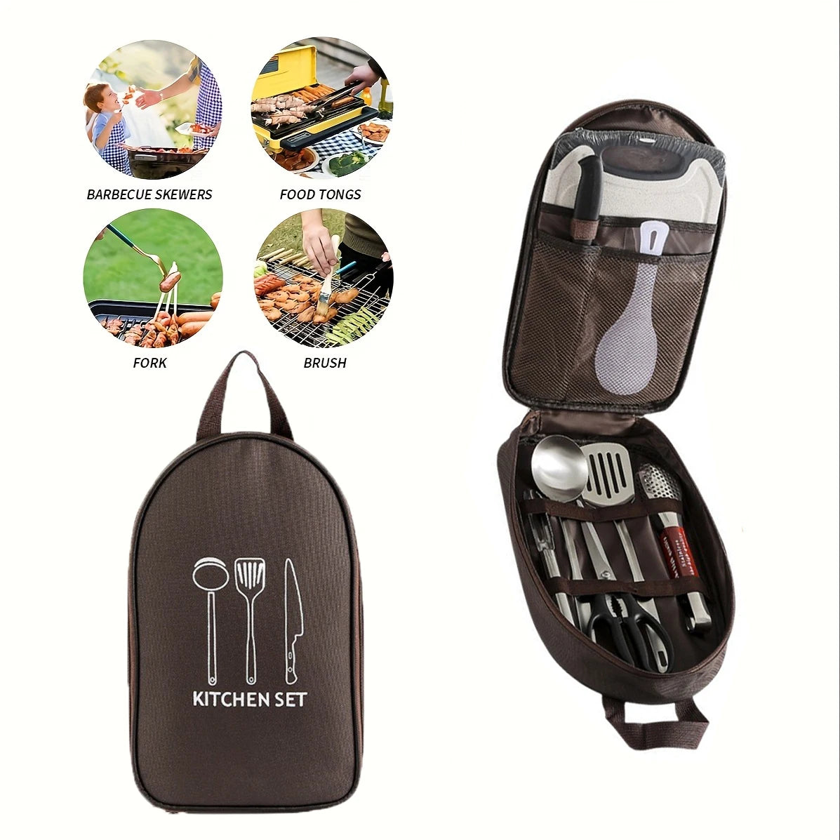Outdoor Cooking Bag Camping Storage Bag PortableCooking Utensil