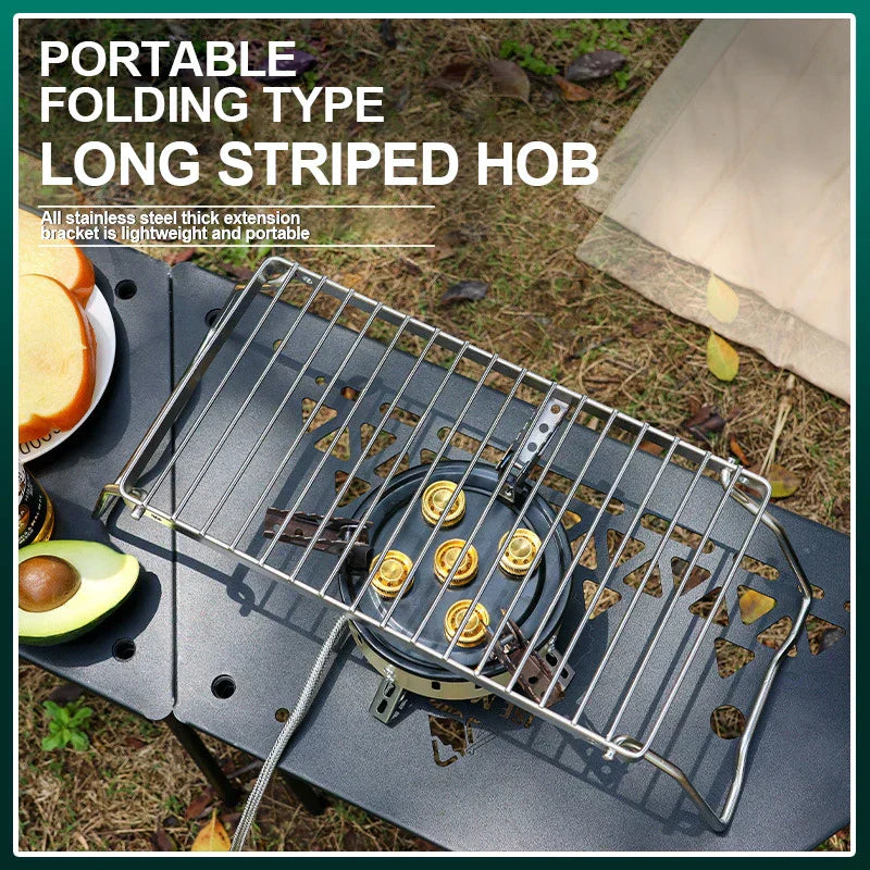 NNEOBA Multifunctional Folding Campfire Grill for Outdoor Cooking-4