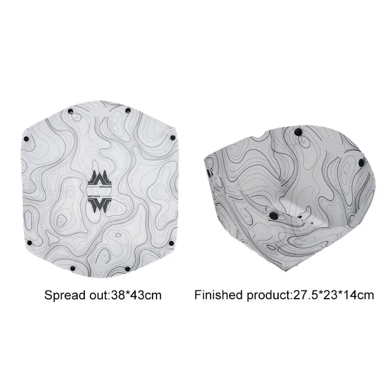 Foldable Camping Tableware Portable Bowl Dinner Plate Coffee Filter