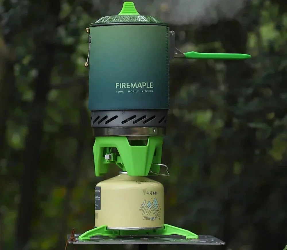 2200W Outdoor Gas Cooking System Green-1