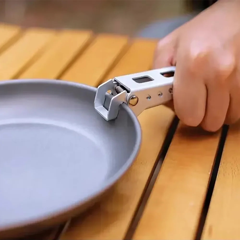 Outdoor Aluminium Anti-hot Alloy Clip Bowl Gripper Holder Portable