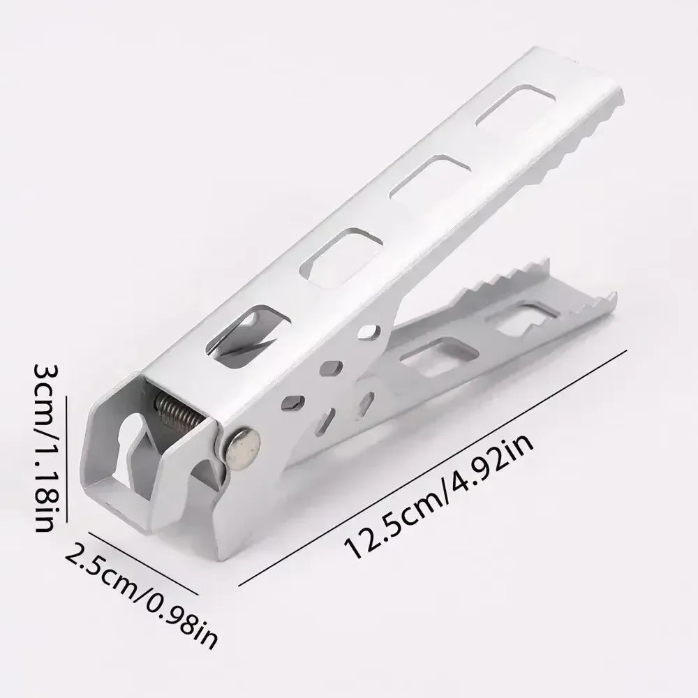 Outdoor Aluminium Anti-hot Alloy Clip Bowl Gripper Holder Portable