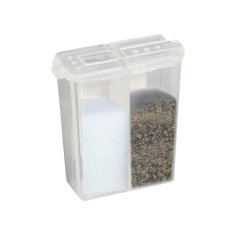 1/2pcs 2in1 Camping Seasoning Shaker Multi-Purpose Spice Jar With Lid