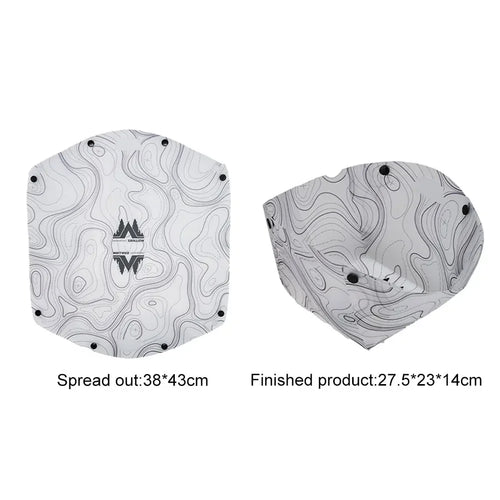 Foldable Camping Tableware Portable Bowl Dinner Plate Coffee Filter