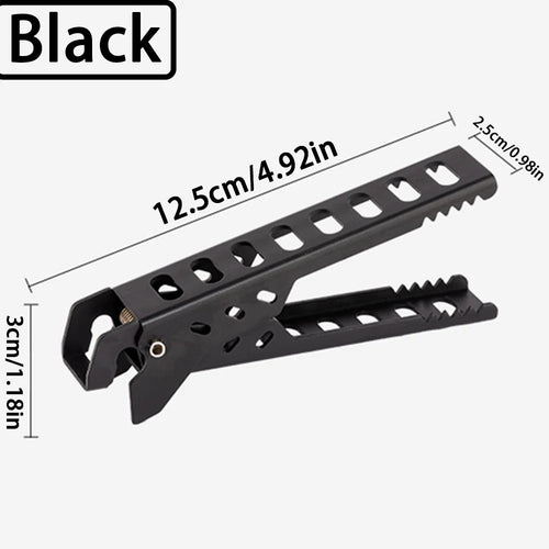 Outdoor Aluminium Anti-hot Alloy Clip Bowl Gripper Holder Portable