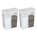 1/2pcs 2in1 Camping Seasoning Shaker Multi-Purpose Spice Jar With Lid
