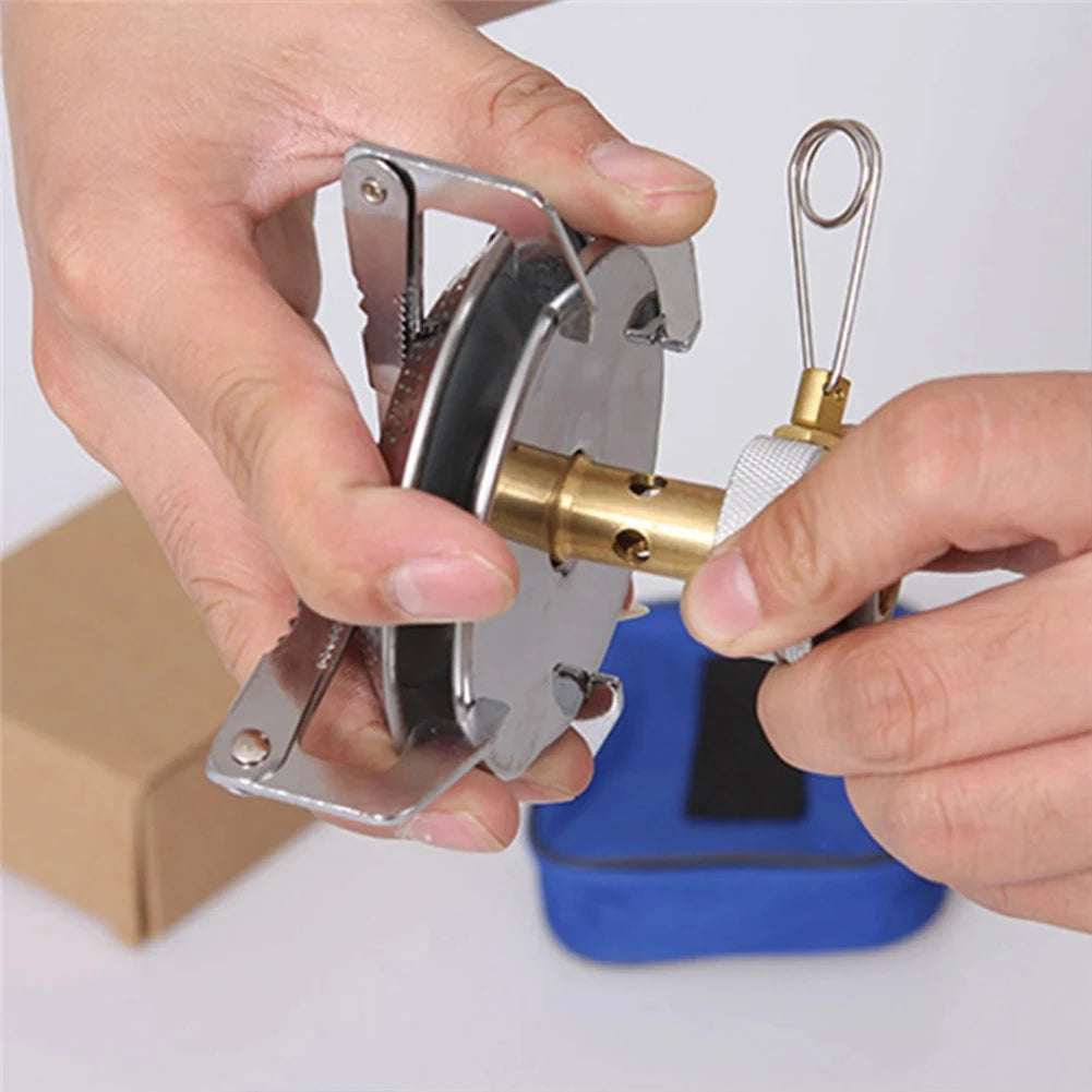1PCS Outdoor Camping Gas Stove Mini Gas Burner with Storage Bag