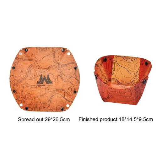 Foldable Camping Tableware Portable Bowl Dinner Plate Coffee Filter