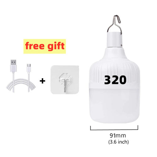 Portable Outdoor BBQ Camping Lights USB Rechargeable lamp LED