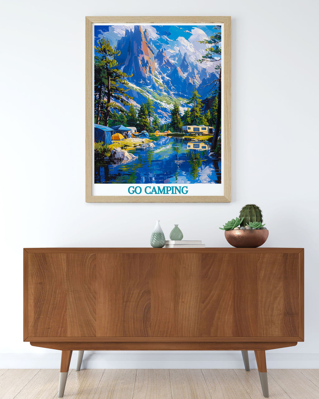 Go Camping Custom Prints - Mountain Travel Posters - Camping Wall  Posters-3