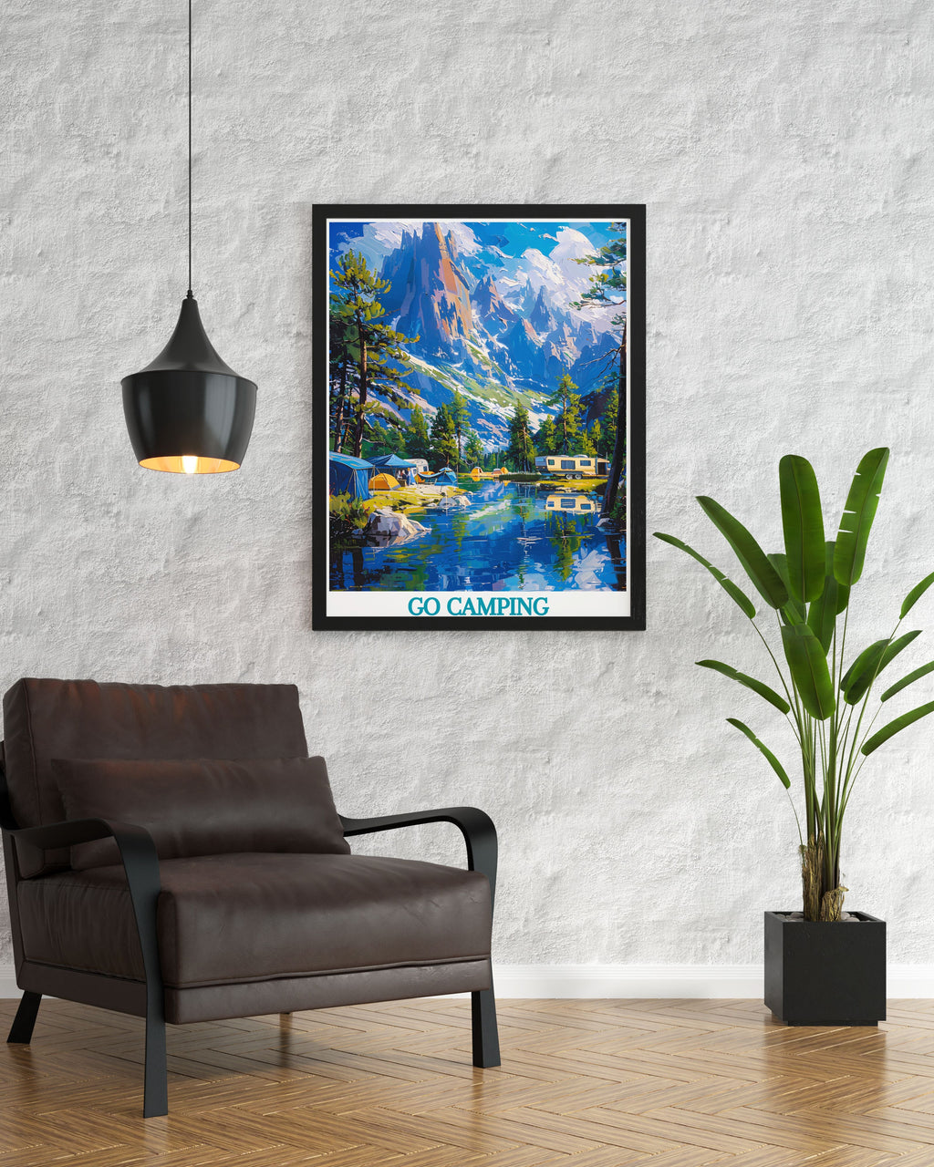 Go Camping Custom Prints - Mountain Travel Posters - Camping Wall  Posters-4
