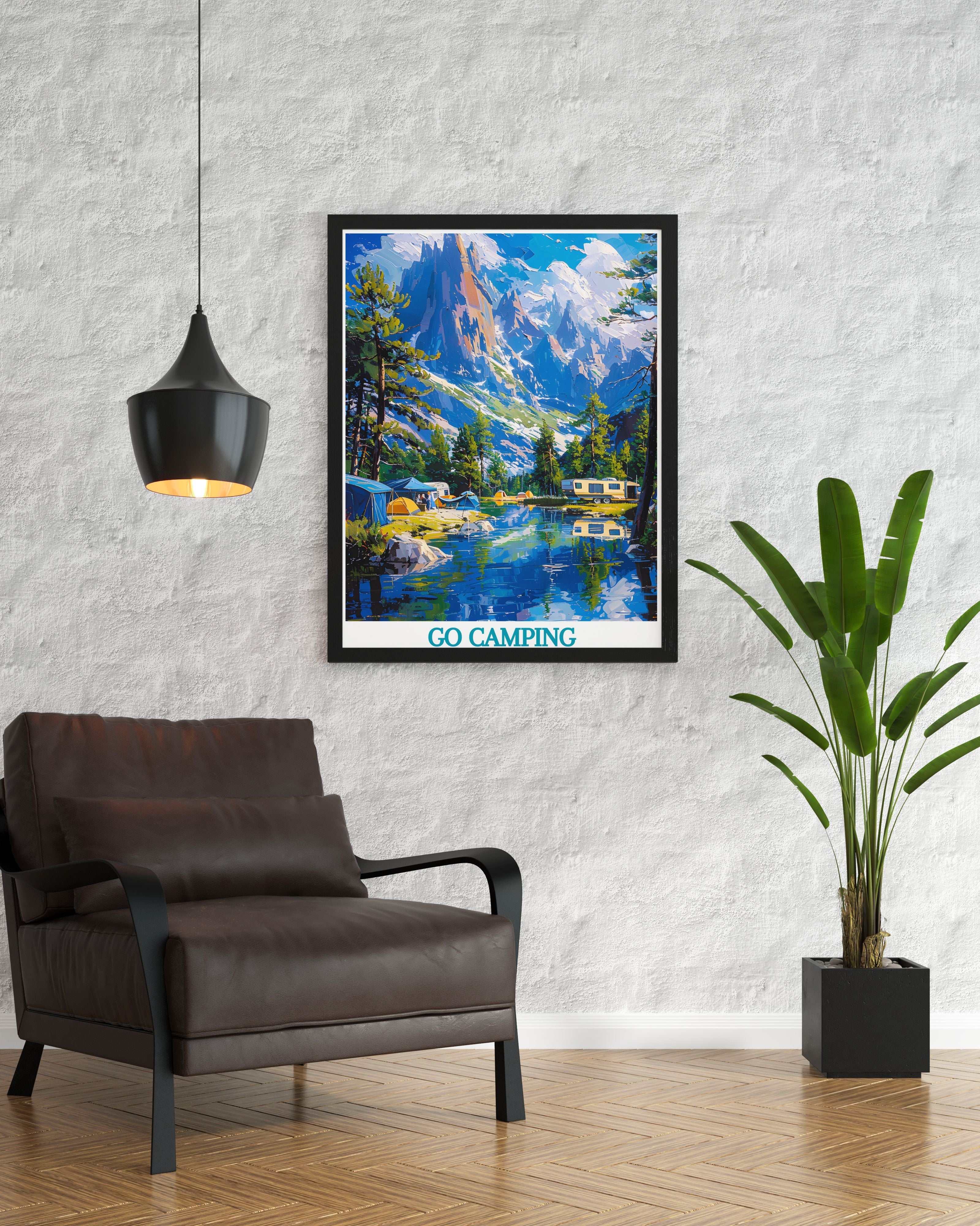 Go Camping Custom Prints - Mountain Travel Posters - Camping Wall  Posters-4