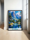 Go Camping Custom Prints - Mountain Travel Posters - Camping Wall  Posters-0